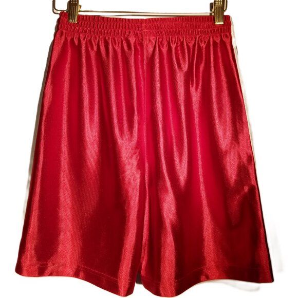 ADIDAS 2 piece lot   Boys size Large   White Soccer Tee   Red poly shorts  VGC - Picture 12 of 12